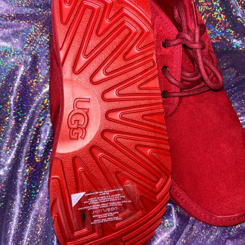 Red UGG Neumel Chukka boot